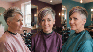 edgy hair for women over 40