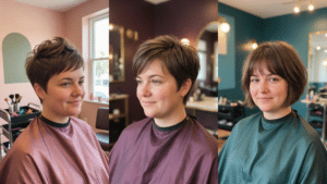 short haircuts for round faces
