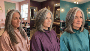 thick hair styles women over 50